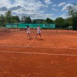 Damen 2 Spieltag 18. Mai Abschlagen Gloria und Leonie